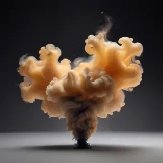 smoke no background