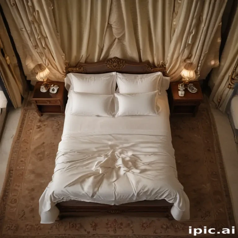 bed top view