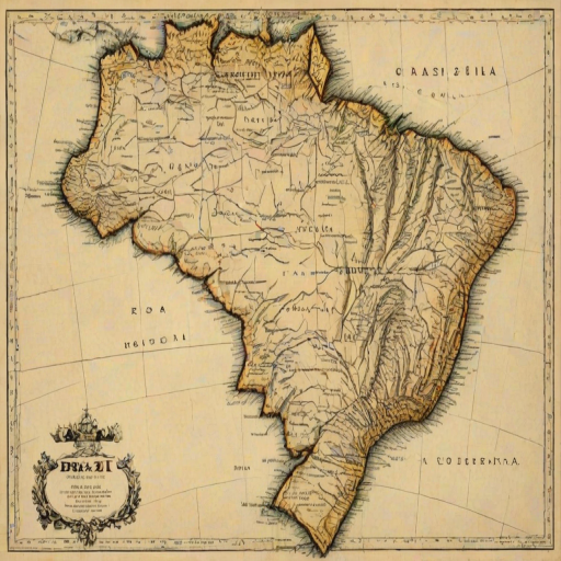 map of brazil