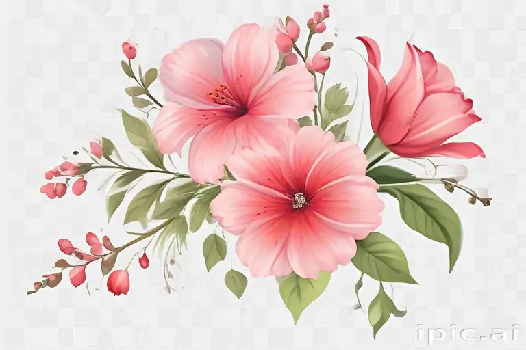 transparent background flower clipart