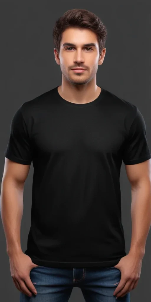 black t shirt png
