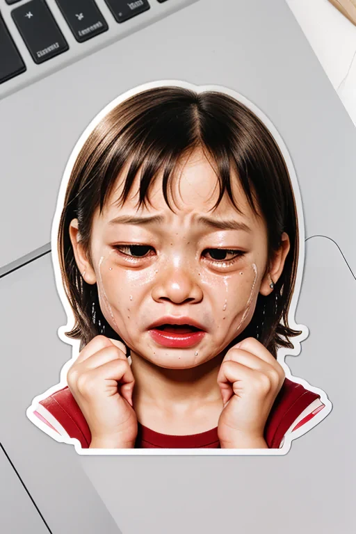 crying sticker