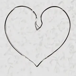 heart outline transparent