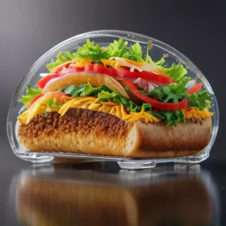 transparent taco