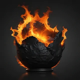 black png background