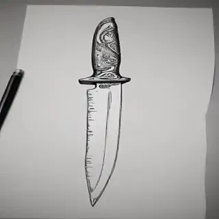 knife drawings