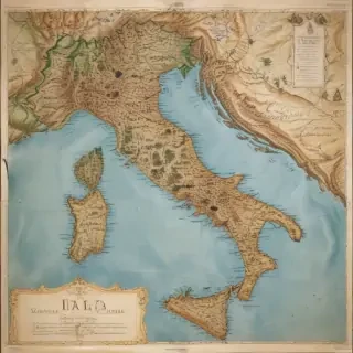 map of italy