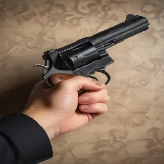 holding gun png