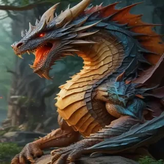 dragon backround