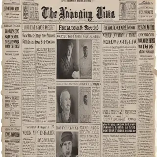 newspaper collage png