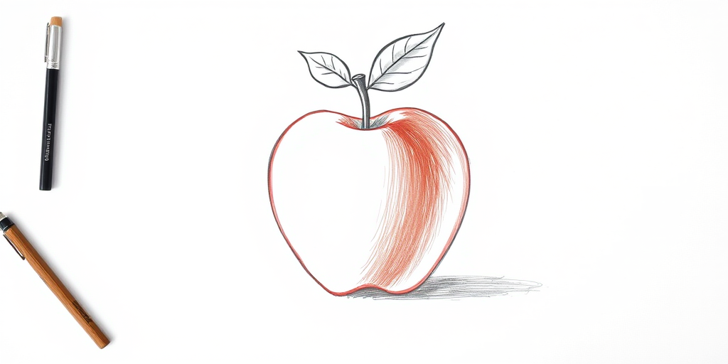 apple drawings