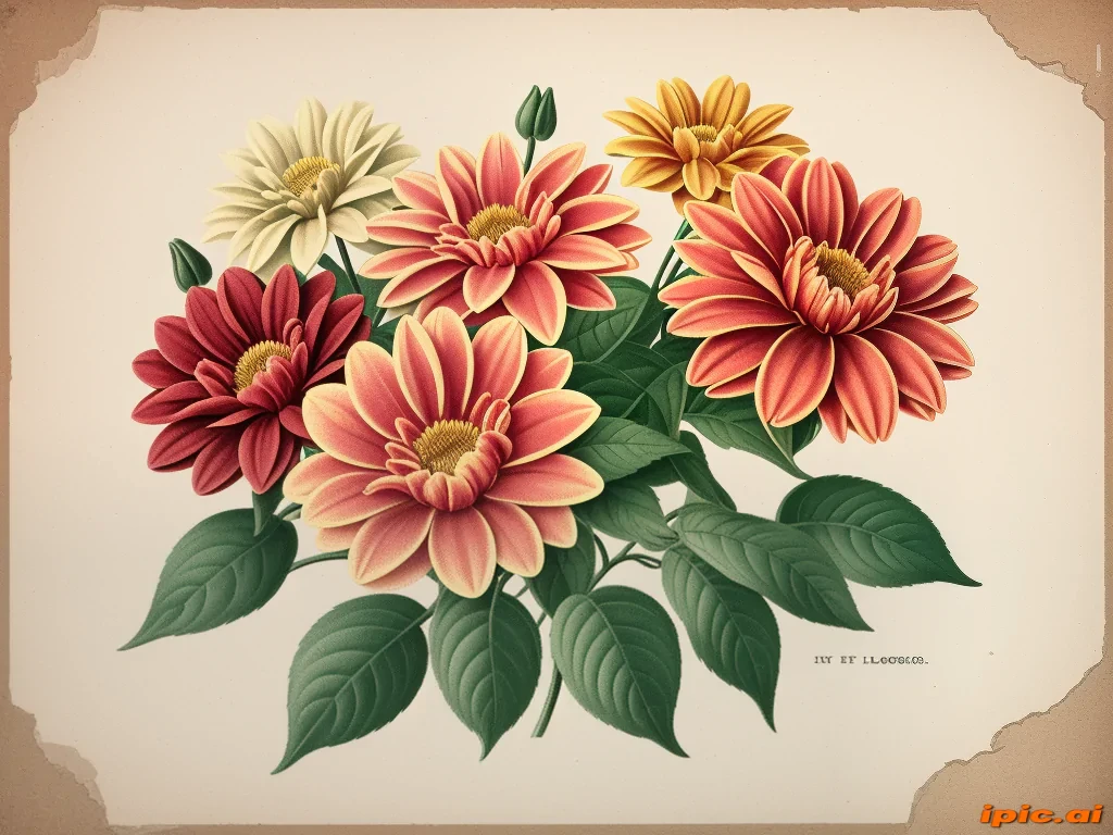 vintage flower illustration