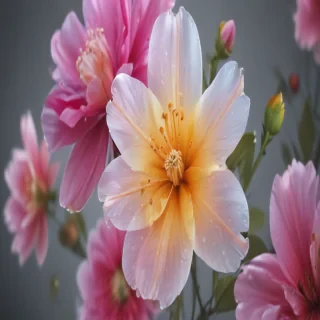 transparent flower background