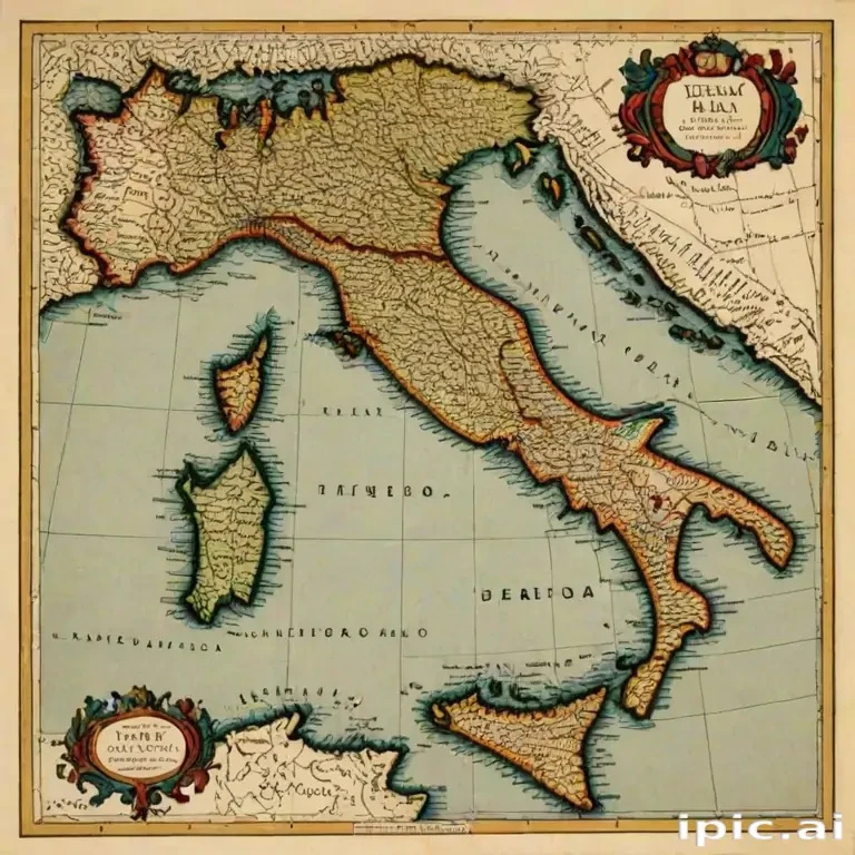 map of italy