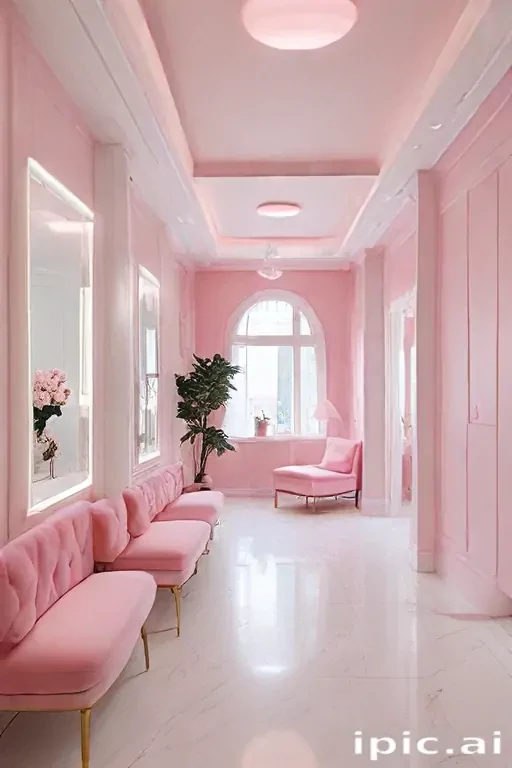 pink and white aesthetic