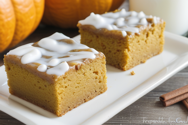 pumpkin and cake mix bars