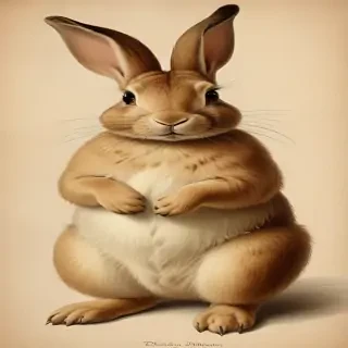 vintage rabbit images