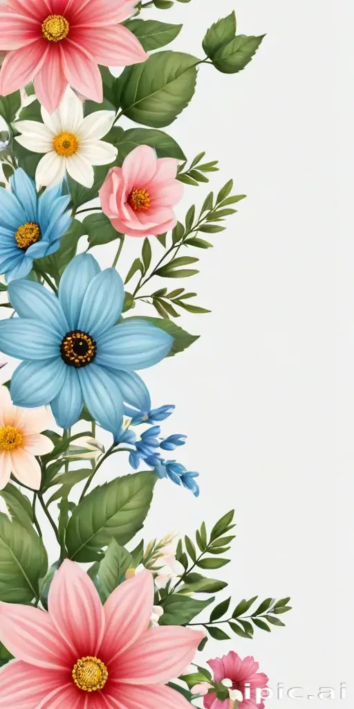 flowers clip art transparent background