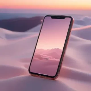 light pink phone background