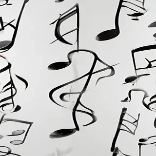 music notes transparent
