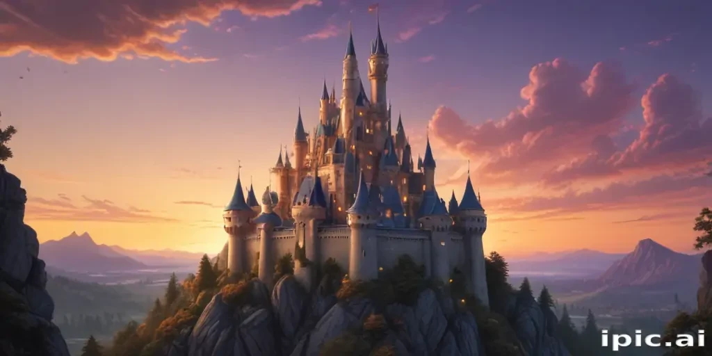 cartoon of castle