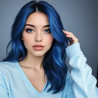 blue aesthetic photos