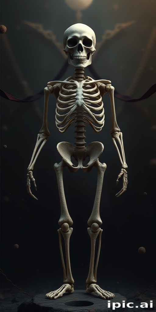 skeleton background