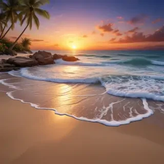 christmas beach wallpaper