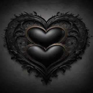 black hearts png
