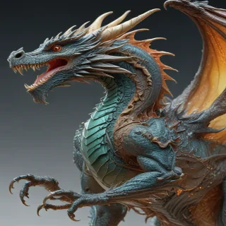 transparent dragon