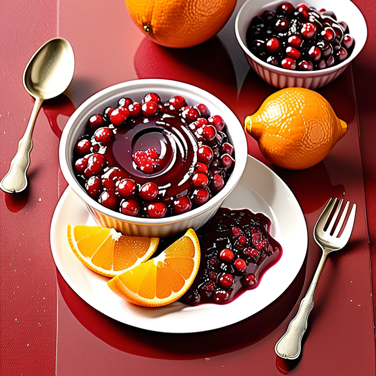 cranberry sauce with orange marmalade