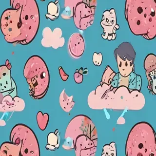 aesthetic wallpaper cartoon