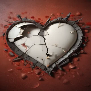 broken heart background