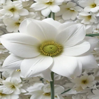 white flower wallpaper