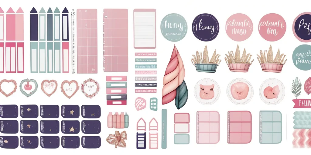 planner stickers png