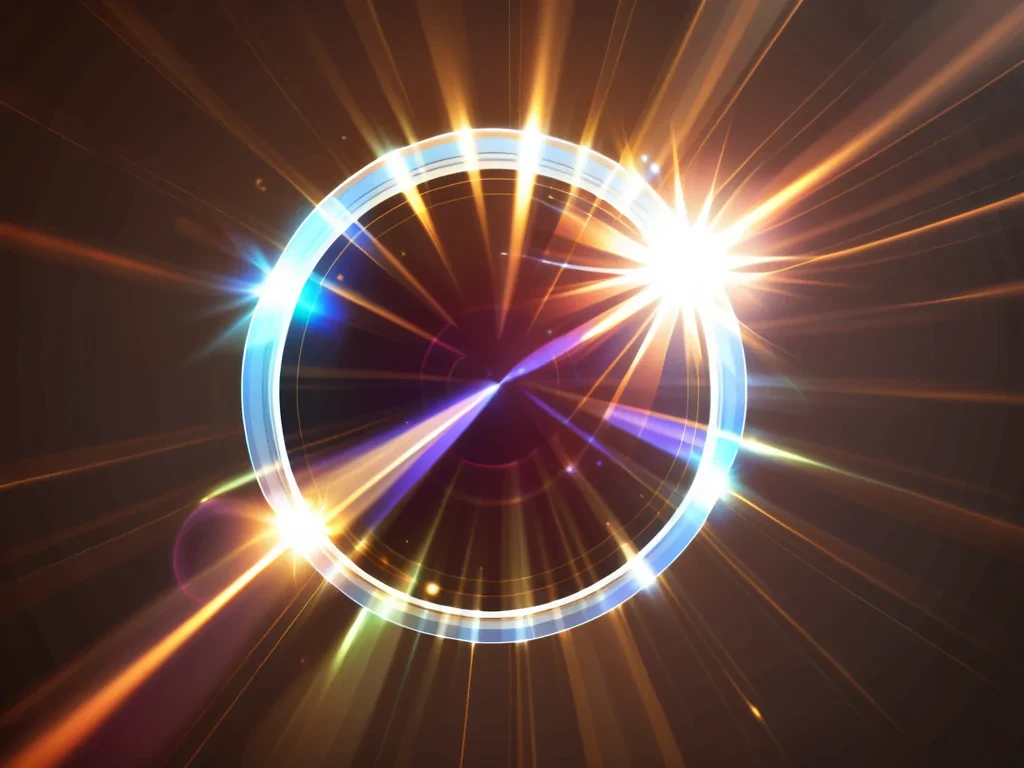 lens flare transparent background
