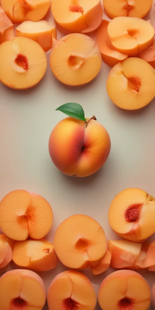 peach color background