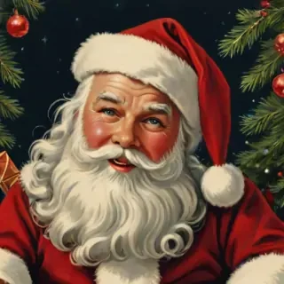 vintage santa png