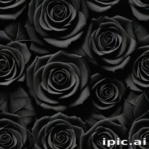 black roses background