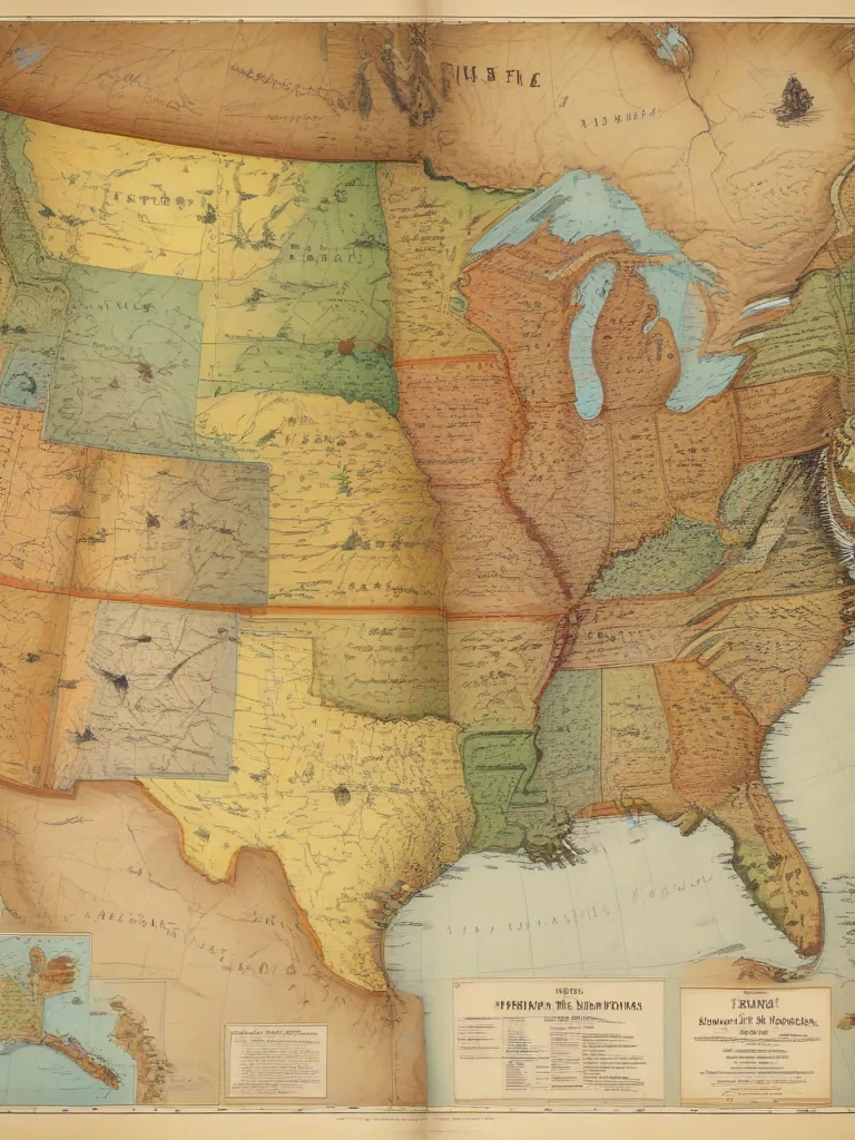 map of united states of america