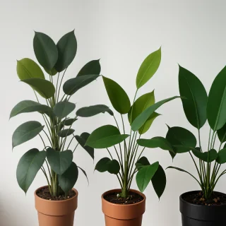 plants no background