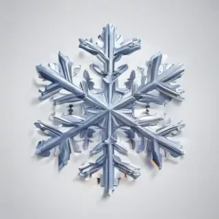 snowflake clipart free