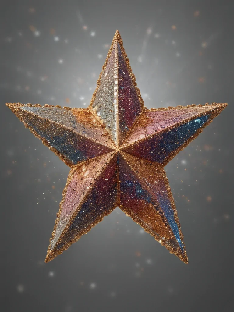 glitter star png