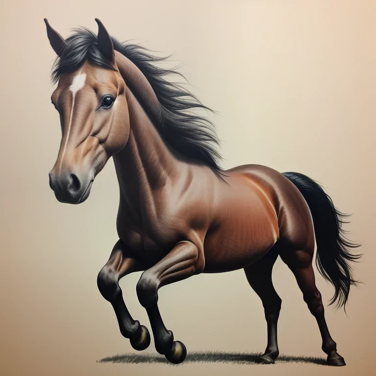 horse image for drawing