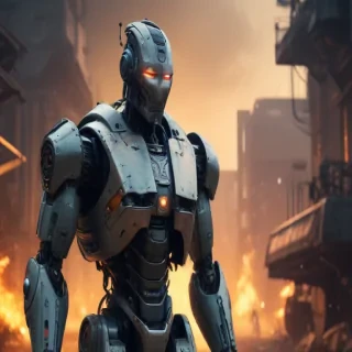 robot wallpaper