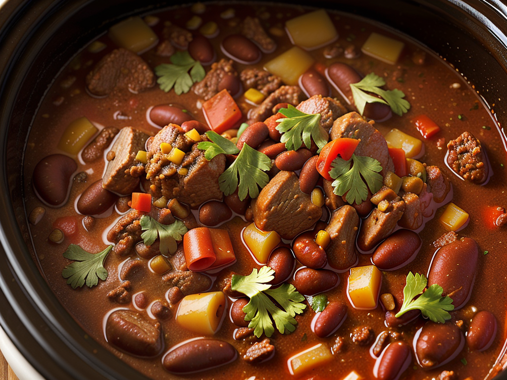 deer meat chili slow cooker