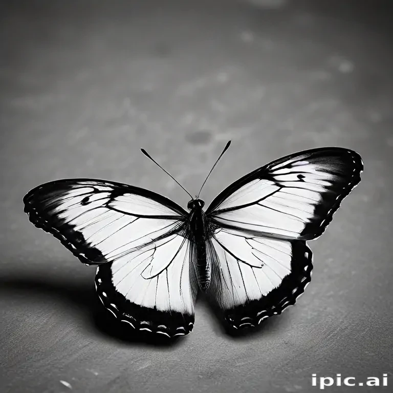 black and white butterfly wallpaper