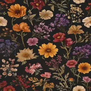 dried flowers png