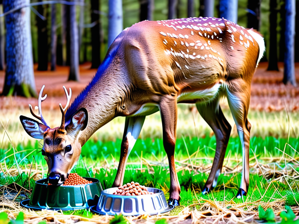 will deer eat dog food