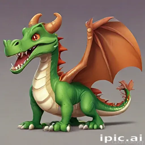 cartoon of a dragon